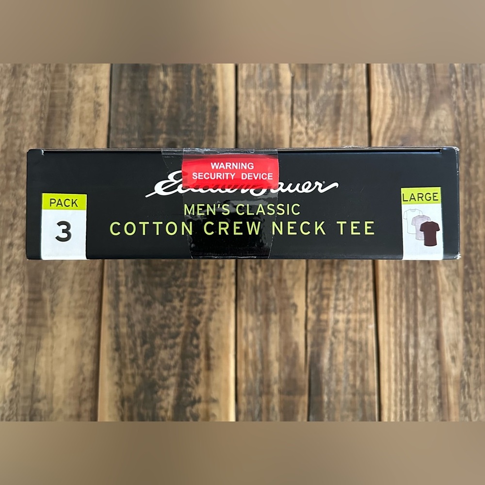 Eddie Bauer 3 pack men’s classic cotton crewneck t-shirts - Picture 2 of 3
